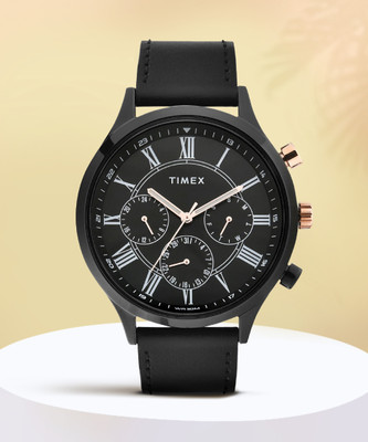 TIMEX Multi Function Black Dial Analog Watch  - For Men