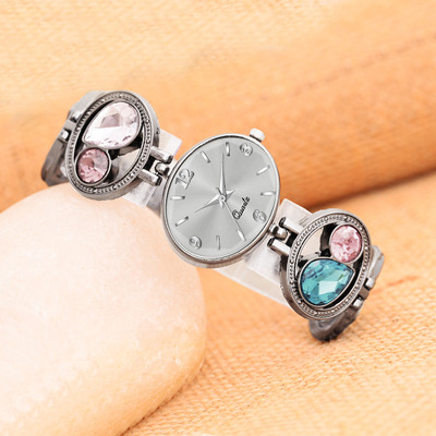 Trex Diamond Round New Trending Bracelet Design Stylish Classic Analog Stylish Premium Quality Analog Watch  - For Women