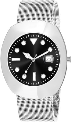 Scepter Silver Intermesh Stainless Steel Strap Analog Watch For Men LR141 Analog Watch  - For Men