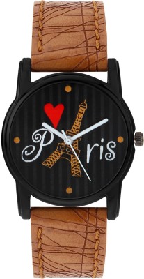 RELish Watch Black Dial & Brown Leather Strap Tower Dial Watches for Girls & Women Watch Black Dial & Brown Leather Strap Tower Print Dial,Watch for Girls & Women Analog Watch  - For Girls