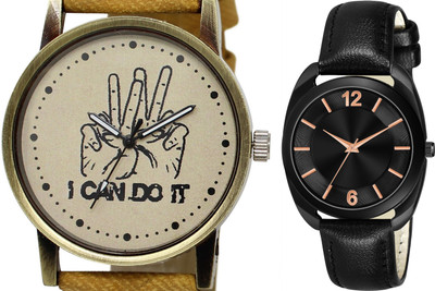 TVILLA Grey I Can Do it TV-LR30 Analog Watch  - For Men & Women