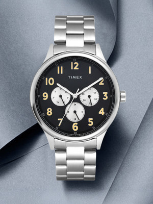 TIMEX Multi Function Black Dial Analog Watch  - For Men