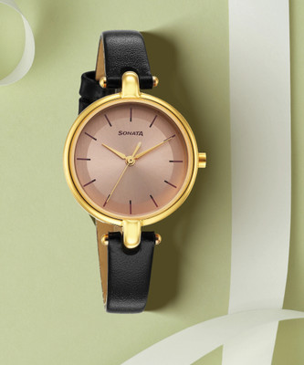 SONATA 87043YL01W Gold Edit 2 Analog Watch  - For Women