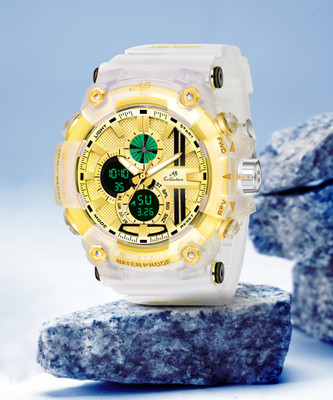AB Collection Ferari G-Style S-007SHOCK Gyro Analog-Digital Watch  - For Men