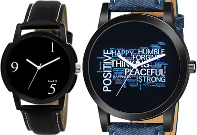 TVILLA Black Professional Look MZ-LR06 Analog Watch  - For Men