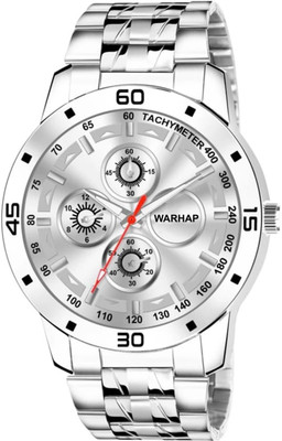 WARHAP Max Well Tranado Robust Analogue Silver52 Analog Watch  - For Boys