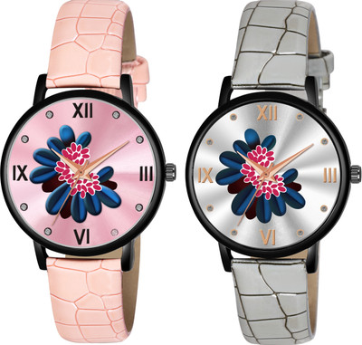 MAAN INTERNATIONAL AB-60-Black-Combo Analog Watch  - For Girls