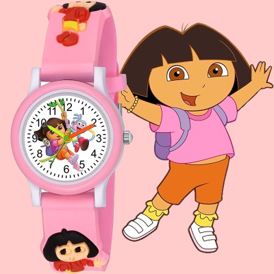 REGARDS R7868D 3D Cute Cartoon Child Clock Gifts Silicone Children Watch for 3-10 Year Girls Analog Watch  - For Girls