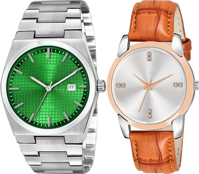 TVILLA Green Dial Date Function TV-LR160 Analog Watch  - For Men & Women