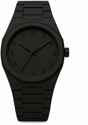 SABR Classic Black Polycarbonate Plastic Strap Premium Analog Series Black Polycarbonate Plastic Strap Analog Watch  - For Boys
