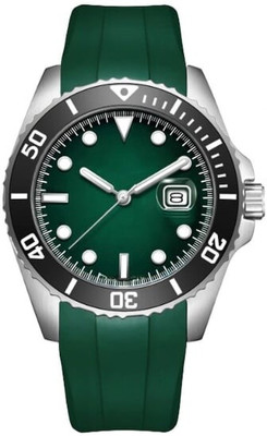 RS TRADER CO LUXURY FASHION PREMIUM DESIGN DIAL SILLICON GREEN STRAP SRA TRANDY WATCH LUXURY FASHION PREMIUM DESIGN DIAL SILLICON GREEN STRAP SRA TRANDY WATCH Analog Watch - For Men RS TRADER CO LUXURY FASHION PREMIUM DESIGN DIAL SILLICON GREEN STRAP SRA TRANDY WATCH LUXURY FASHION PREMIUM DESIGN DIAL SILLICON GREEN STRAP SRA TRANDY WATCH Analog Watch - For Men