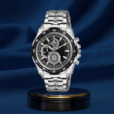Fanish fashion Luxury Chronograph Stainless Steel Watch for Men TRENDY SERIES Analog Watch  - For Men