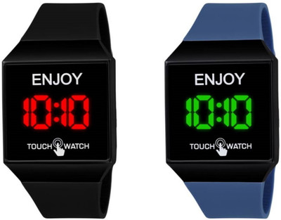SKIVIEI F-TC976 Square Combo Set Pack of 2 Watch Automatic Waterproof Digital Watch for Men Digital Watch  - For Boys & Girls