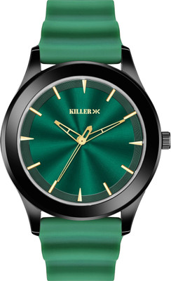 KILLER Analog Green Dial Men's Watch with Silicone Strap Latest Trending Analog Watch  - For Men