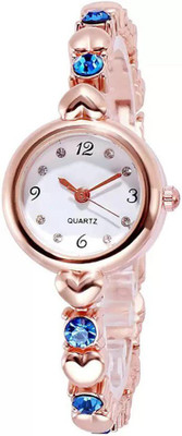 Habstone New Black Dial Silver Stylish Simple Formal Analog Watch Analog Watch  - For Girls