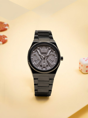 Fastrack Fastrack Vyb Limitless Quartz Black Round Dial Men's Watch Analog Watch  - For Men