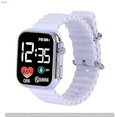 BATTLEFIELD Digital LED Dial wrist band cartoon Character Wrist band for Girl The most recent and cutting-edge design for a black LED display. Digital Watch  - For Boys & Girls