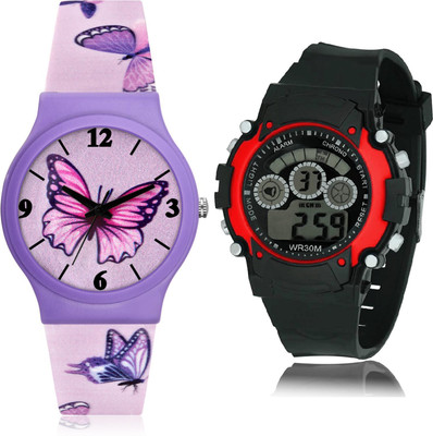 DMAGNATON CM706-B5 Analog-Digital Watch  - For Girls