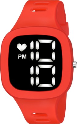 EDDY HAGER 826-RED Stylish Working Date Digital Watch  - For Boys & Girls