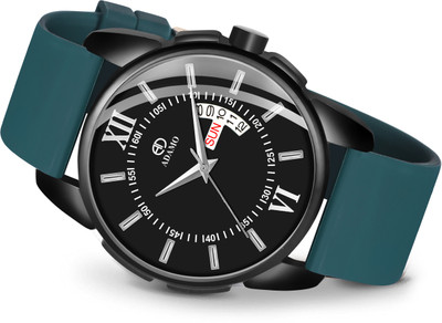 ADAMO 883NLI02 Men’s Formal Watch with Day & Date, 3D Dome Glass – 883NLI02 Analog Watch  - For Men