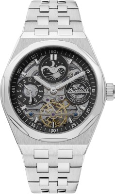 Ingersoll I12901 The Broadway Automatic Black Skeleton Dial Analog Watch  - For Men
