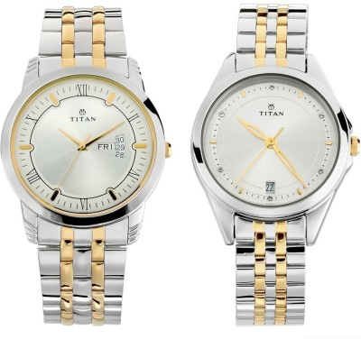 Titan LAGAN PAIR Analog Watch  - For Couple