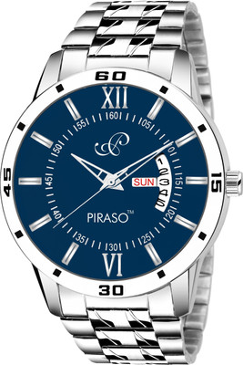 PIRASO Day and Date Analog Watch  - For Men