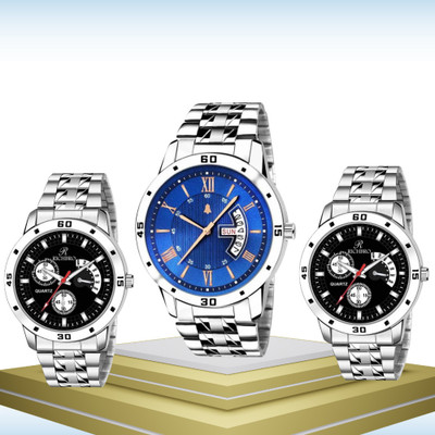 MAHAKAPI Attractive Design Combo - Pack3 Analog Watch Analog Watch  - For Men