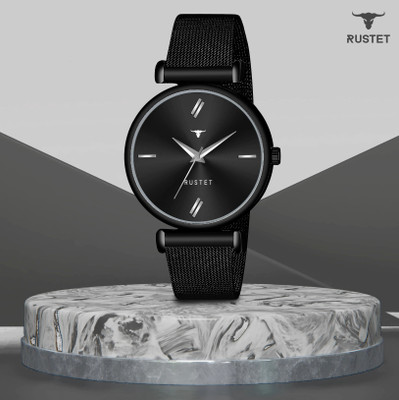 RUSTET LD-L11-BLACKK-CH LD-L11-BLACKK-CH Analog Watch  - For Women