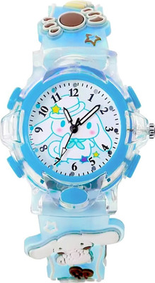 dmash 3D Printed Design 3D Printed Cartoon Printed Glowing LED Light Analog Watch  - For Boys & Girls