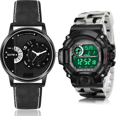 TIMOXIDE BM35-BC23 Analog-Digital Watch  - For Men