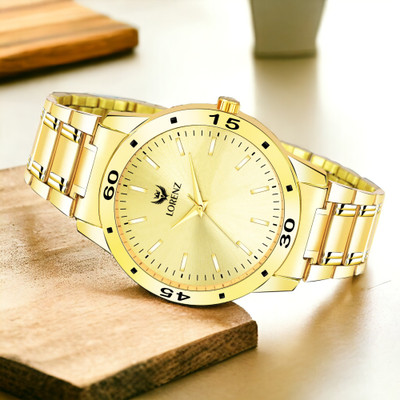 LORENZ MK-3010K Lorenz Golden Dial Mens Watch | Watch for Boys- 3010K Analog Watch  - For Men