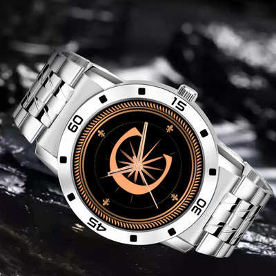 Red Robin ALPHA-C-AVO-SIL-STL-1 Alpha Heritage Collection C Silver Strap Watch for Man & Boys Analog Watch  - For Men