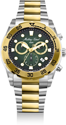 Mathey-Tissot H121CHBV Swiss Made Bolton II Quartz Multicolor Dial Analog Watch  - For Men