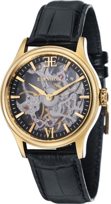 Earnshaw ES-8061-03 Bauer Shadow Skeleton Mechainical Analog Watch  - For Men