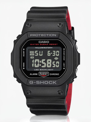 CASIO DW-5600UHR-1DR G-Shock Digital Watch  - For Men