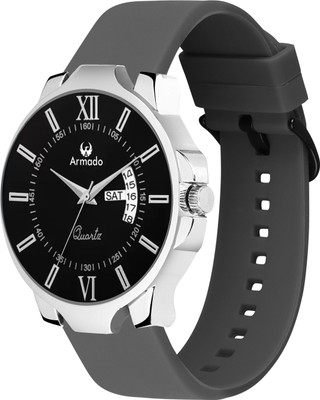 ARMADO AR-MH-1381437-Black Day And Date working with Comfortable analog watch for Boys Analog Watch  - For Men