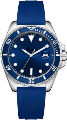 RS TRADER CO LUXURY FASHION PREMIUM DESIGN DIAL SILLICON BLUE STRAP SRA TRANDY WATCH LUXURY FASHION PREMIUM DESIGN DIAL SILLICON BLUE STRAP SRA TRANDY WATCH Analog Watch - For Men RS TRADER CO LUXURY FASHION PREMIUM DESIGN DIAL SILLICON BLUE STRAP SRA TRANDY WATCH LUXURY FASHION PREMIUM DESIGN DIAL SILLICON BLUE STRAP SRA TRANDY WATCH Analog Watch - For Men