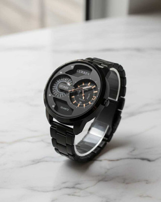 saminix Digital Sports Watch, LED Display, Black Silicone Band ANALOG Analog Watch  - For Men