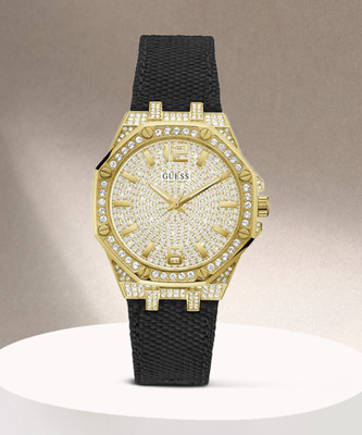 GUESS Champagne Dial Analog Watch  - For Women