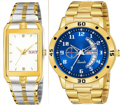 Caihong TT-White-Gold-4 Analog Watch  - For Men