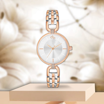 Dressberry DB-008-Silver Stylish Analog Watch  - For Women