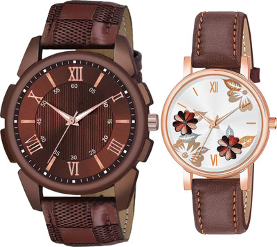 WRISTON Versatile Design Analog Wrist Watch Combo with Leather Strap for Men & Women Analog Watch  - For Men & Women
