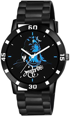 MAHAVIRA COLLECTION Professional black analog watch for business men Men's casual black analog wristwatch Analog Watch  - For Men