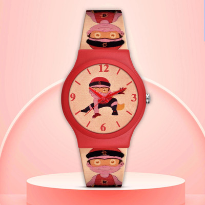 MAHAKAPI Cute Cartoon Character 4 to 12 Year Childs Analog Watch  - For Boys & Girls