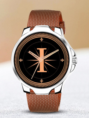 FEMEO ALPHA-I-3K-SIL-BRW-SFR-1 Alpha Heritage Collection I Brown Strap Watch for Man & Boys Analog Watch  - For Men