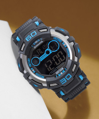 SONATA NP77009PP02 SF Ocean Series Digital Watch  - For Men