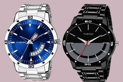 Tarido WATCH PACK OF 2 New Combo Collection Stylish PACK OF2 Analog Watch  - For Men & Women