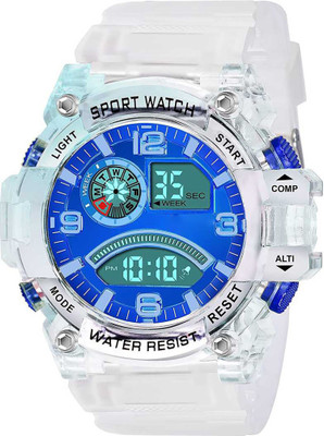 REGARDS REGARDS EXPENSIVE DESIGN NEW YEAR FASHION EXCLUSIVE CHOICE 7 LIGHTS IN DISPLAY Digital Watch  - For Men
