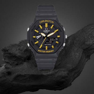 Carlington CT 3322 Black Endurance Series Analog-Digital Watch  - For Men & Women